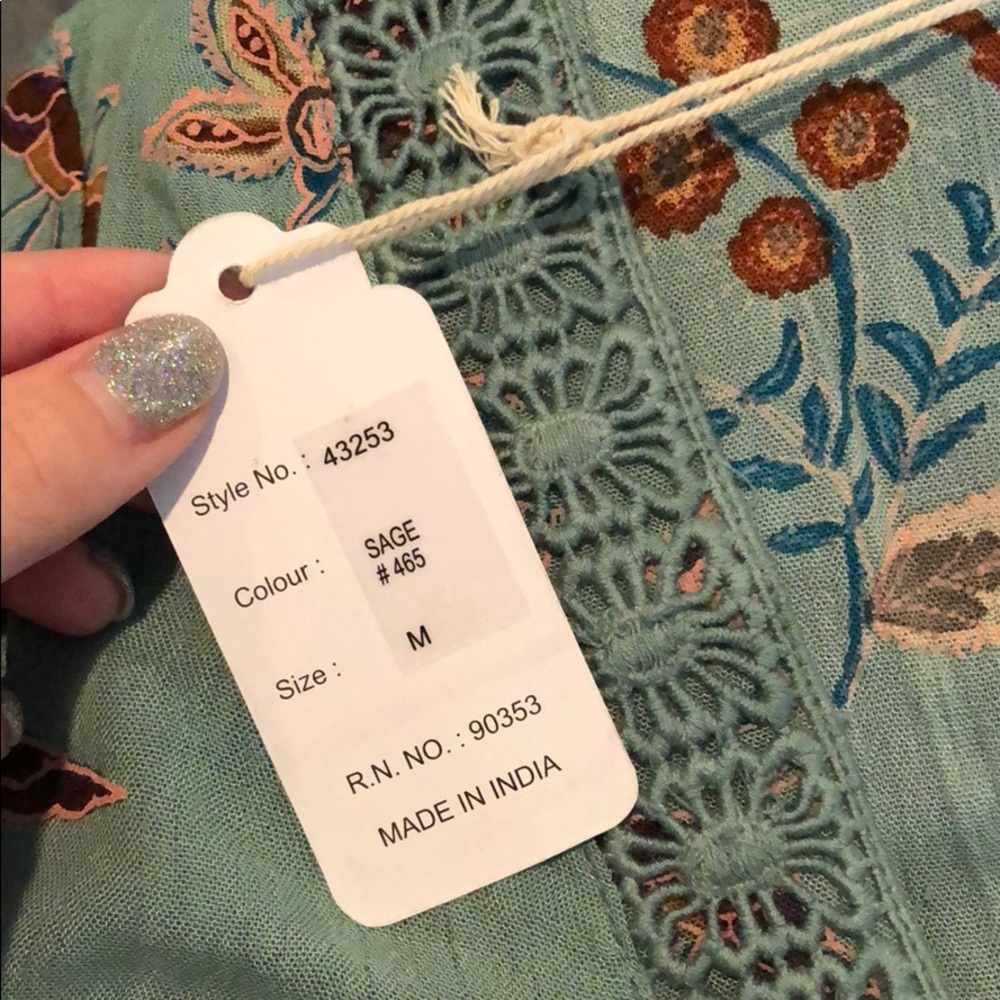 HP✨Beautiful Bohemian Floral Maxi Dress NWT - Picture 5 of 6